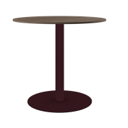 Burgundy Halo Cafe Table